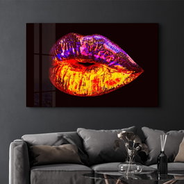 Wallity Pintura Decorativa de Vidrio Templado Multicolor 46 x 72 cm
